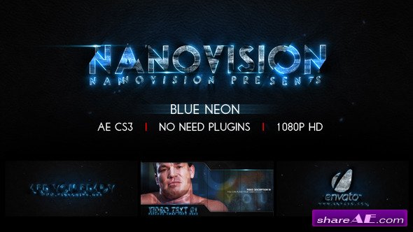 Videohive Blue Neon V.1