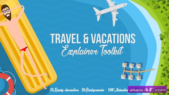 Videohive Travel & Vacations Explainer Toolkit