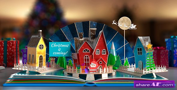 Videohive Christmas Pop-Up Book 2