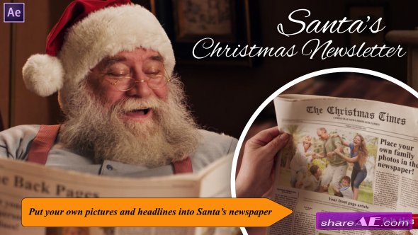Videohive Santa's Christmas Newsletter