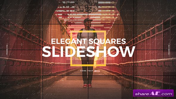 Videohive Elegant Squares Slideshow