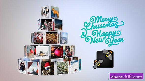 Videohive Christmas Tree Slideshow