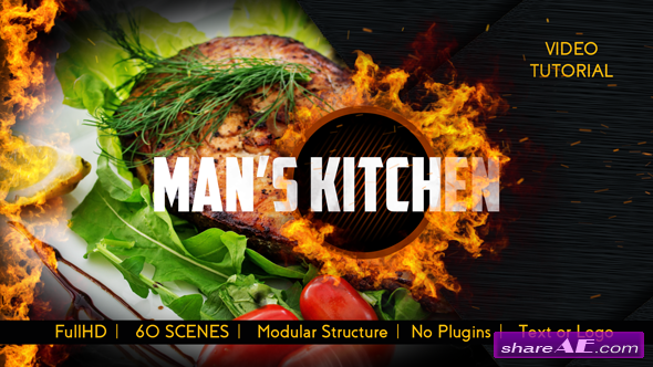 Videohive Men's Kitchen Menu