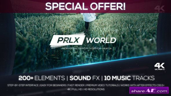 Videohive Parallax World - Professional Parallax Slideshow Creator