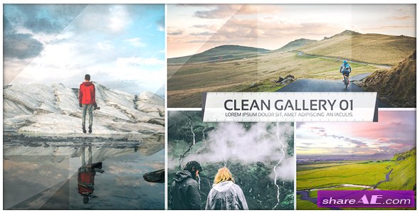 Videohive Clean Photo Gallery - Image Slide Opener