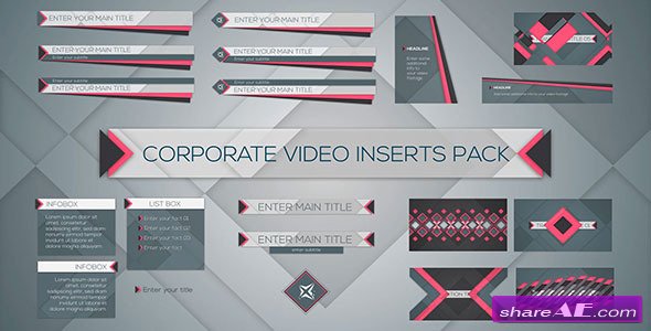 Videohive Corporate Video Inserts Pack