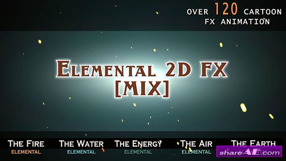 Videohive Elemental 2D FX [MIX]