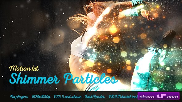 Videohive Shimmer Particles Motion Kit