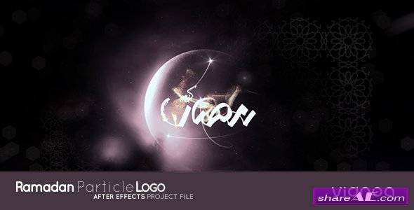 Videohive Ramadan Particle Logo