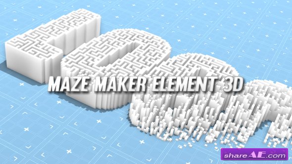 Videohive Maze Maker Element 3D