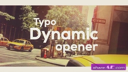 Typo Dynamic Opener - After Effects Template (Motion Array)