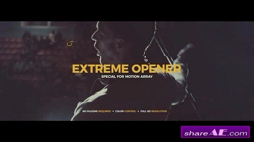 Extreme Opener - After Effects Template (Motion Array)