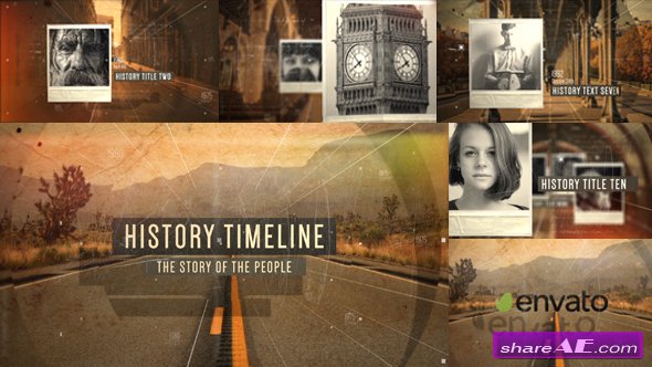 Videohive History Timeline Opener