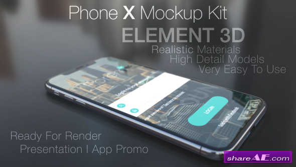 Videohive Phone X Mockup Kit