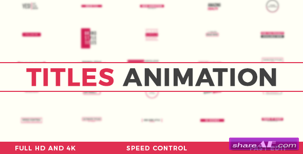 Videohive Titles Animation 20676995