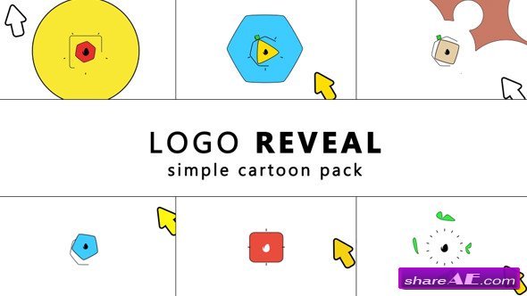 Videohive Simple Cartoon Logo Reveal