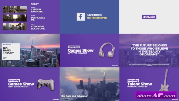 Videohive Modern Broadcast Pack