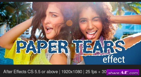 Videohive Paper Tears