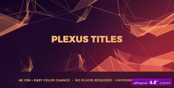Videohive Plexus Titles