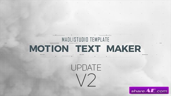 Videohive Motion Text Maker v2