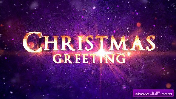 Videohive Christmas Greeting Titles