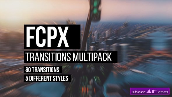 Videohive FCPX Transitions Multipack - Apple Motion Templates