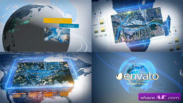 Videohive Digital Earth Motion Graphics