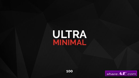 Videohive 100 Ultra Minimal Titles
