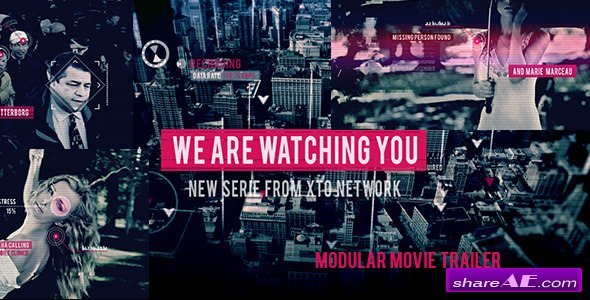 Videohive Watching You Movie Trailer