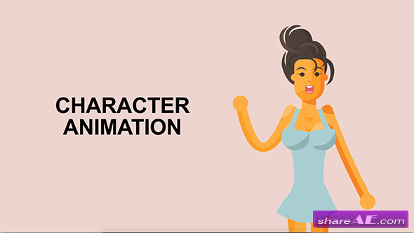 Videohive Sexy Girl Character Rigged Animation