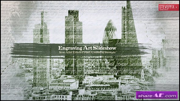 Videohive Engraving Art Slideshow