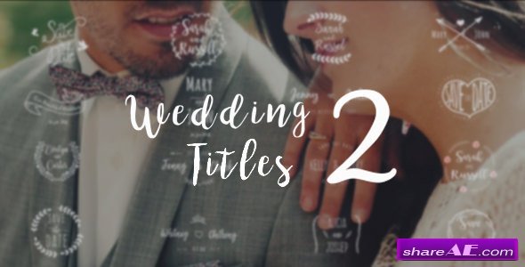 Videohive Wedding Titles 2
