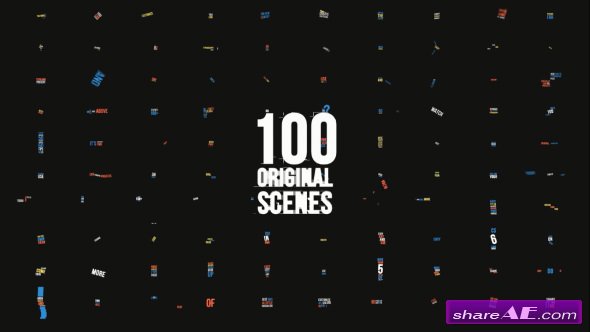Videohive Dynamic Typography Pack [100 Titles] 4K 60 FPS