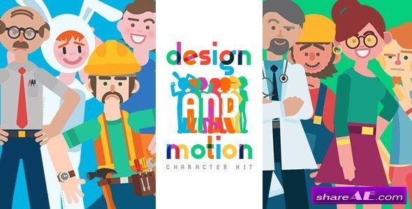 Videohive Design and Motion Character Kit v2