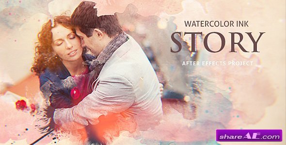 Videohive Watercolor Ink Story