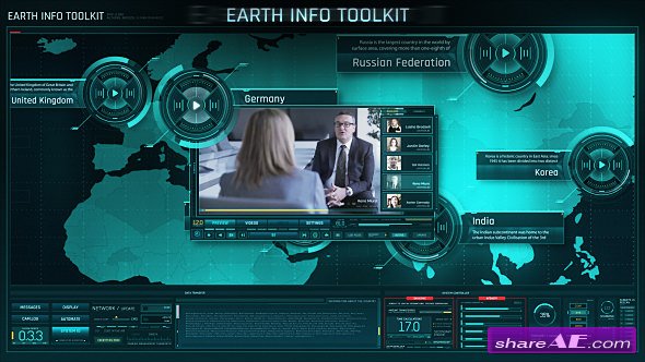 Videohive Earth Info Toolkit