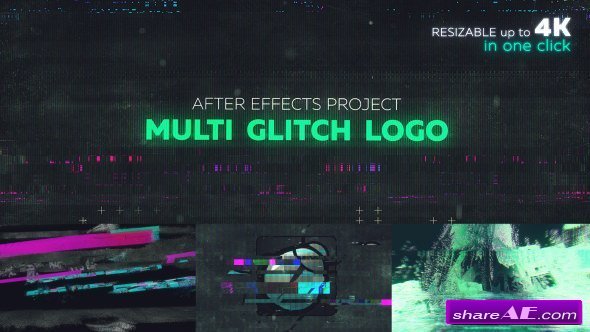 Videohive Glitch Logo 21142729