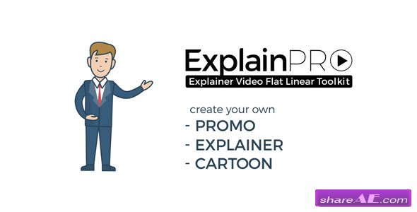 Videohive ExplainPRO. Explainer Video Flat Linear Toolkit