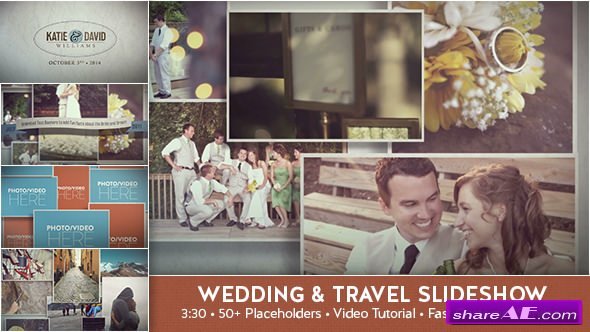 Videohive Wedding & Travel Slideshow