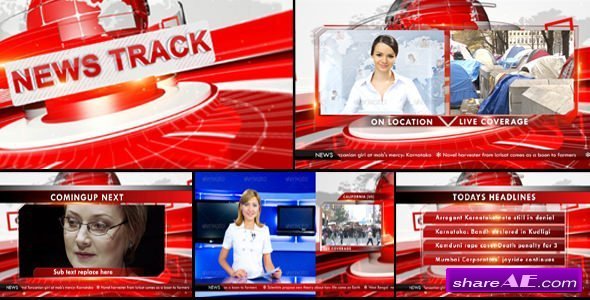 Videohive Broadcast News Package 14812256