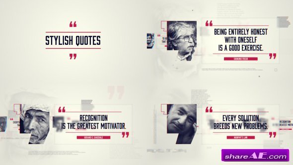 Videohive Stylish Quotes