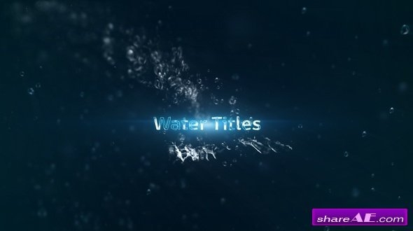 Videohive Water Titles