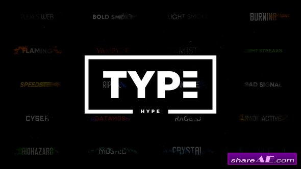 Videohive TypeHype - Titles Animation  Motion Typography Text