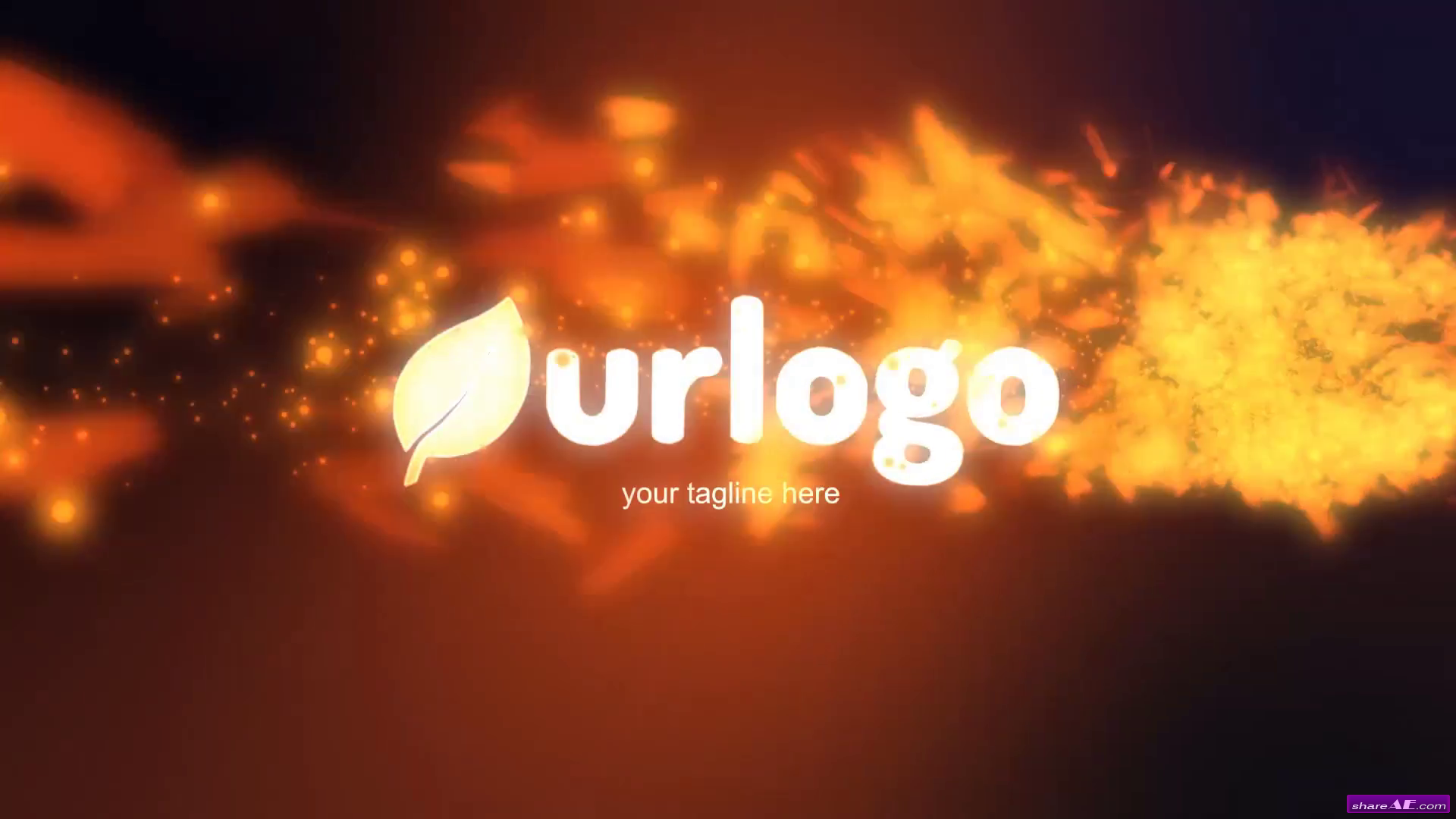 Particles Fire Logo Reveal - After Effects Templates