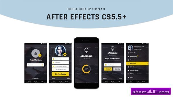 Videohive Mobile Mock-Up