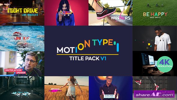 Videohive Motion Type - Titles Pack