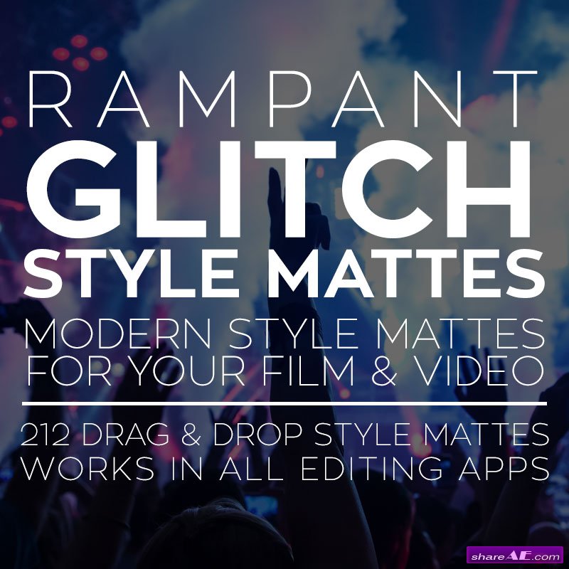 Rampant Design Tools - Glitch Style Mattes