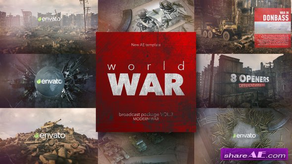 Videohive World War Broadcast Package vol.3