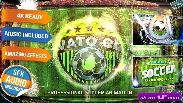 Videohive Soccer Games Championship Opener - Football Show Intro