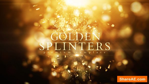 Videohive Golden Splinters